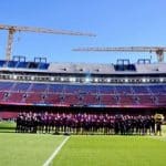 عکس| بازگشت بارسلونا به نیوکمپ