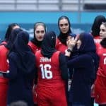 عکس| زنان والیبالیست ایران در ریاض به یاد صابر