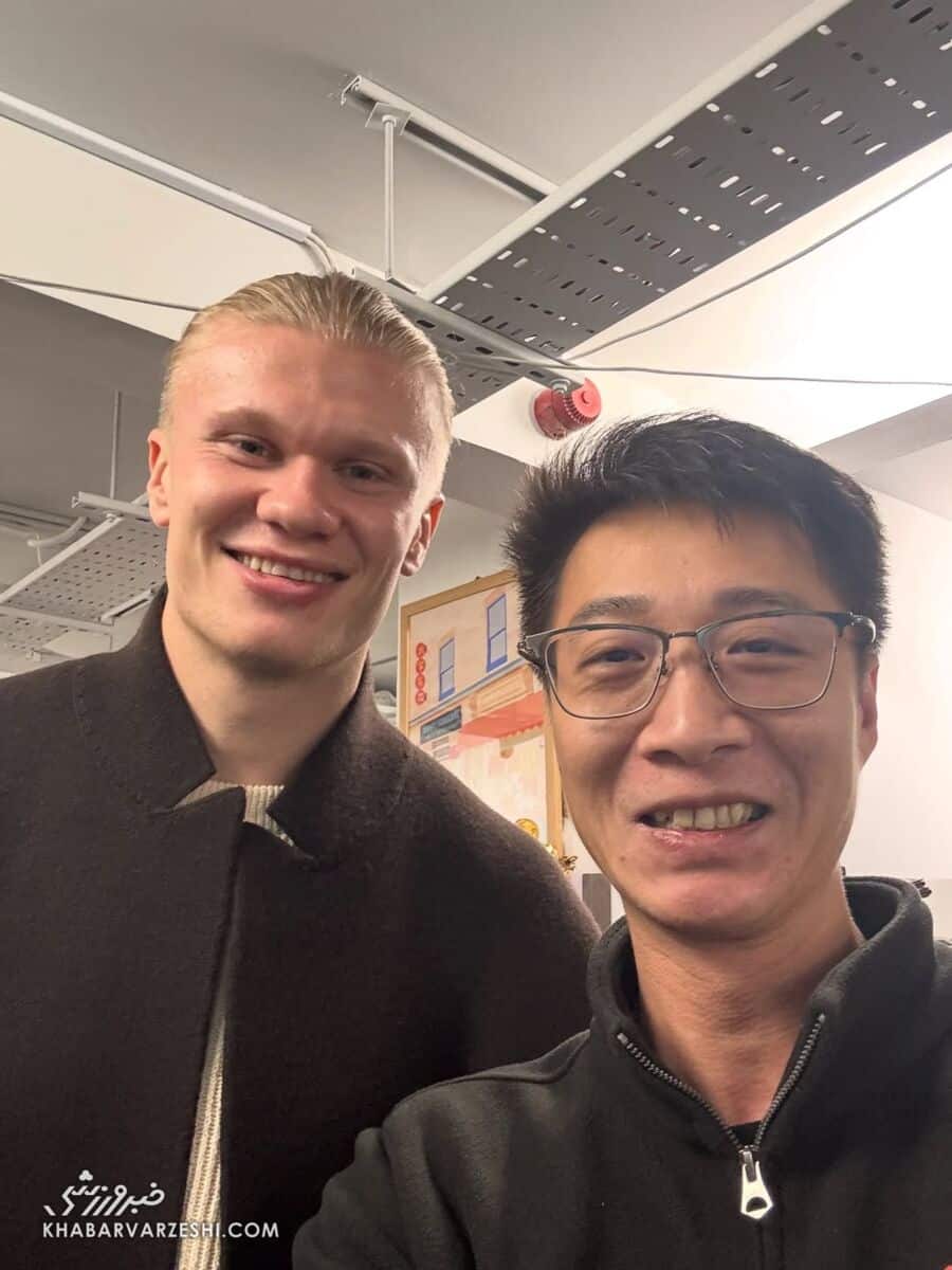 ارلینگ هالند در رستوران چینی