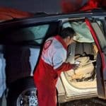 مصدومیت ۱۰ عراقی با واژگونی خودروی آئودی در ایلام