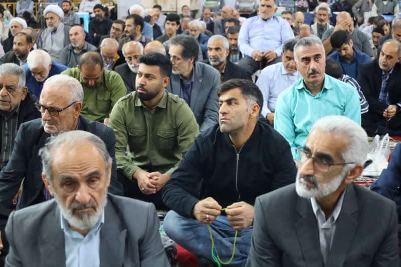 نماز جمعه ساری مرکز مازندران به روایت تصویر