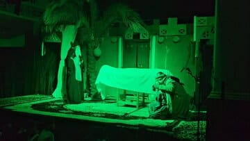 نمایش آیینی شهادت حضرت زهرا (س) در شهر شمیل