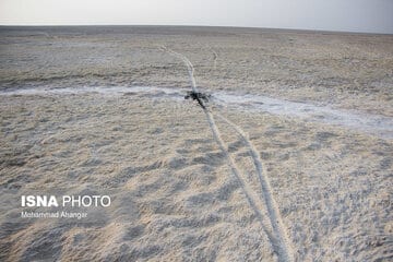 نیمی از تالاب شادگان خشک شده است