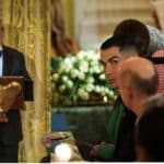 واکنش ترامپ به حضور رونالدو: پسرم بارون عاشق توست، حالا کمی بیشتر به من احترام میگذارد!