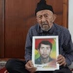 وداع آسمانی پدر شهید قربانعلی مسافر پس از تحمل بیماری