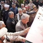 وداع قزوینی‌ها با شهید گمنام دفاع مقدس