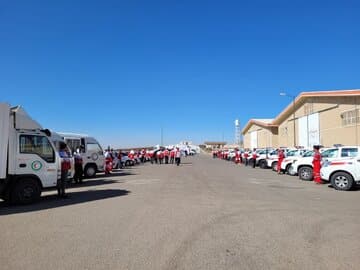 کالیمانی میزبان طرح ملی نذر خدمت ۸؛ خدمات هلالاحمر برای روستاییان مانه در خراسان شمالی