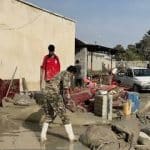 آخرین روند امداد رسانی درمنطقه سیل زده سیریک