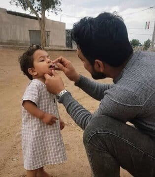 آغاز طرح دو مرحلهای ریشهکنی فلج اطفال در غرب هرمزگان