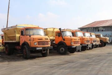 آمادهباش نیروهای سازمان مدیریت پسماند شهرداری ارومیه همزمان با پیشبینی بارش برف