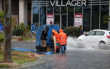 آمادگی جزیره نشینان برای مقابله با راند سوم بارندگی های اخیر کیش