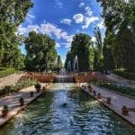 بهسازی آب نماها و کانالهای آبرسانی باغ شاهزاده ماهان