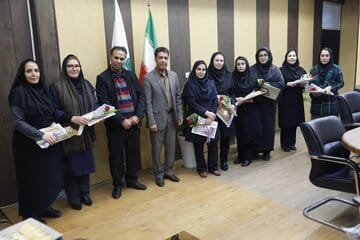 تجلیل از بانوان سازمان فضای سبز شهرداری خرمآباد بمناسبت روز زن