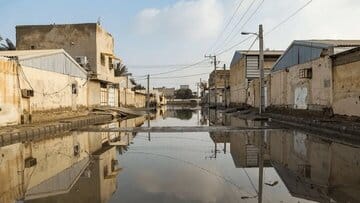 تردد در محور روستای سیل زده مهرگی به حالت عادی برگشت