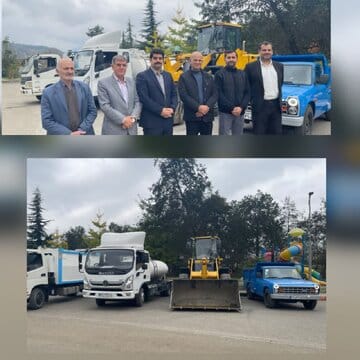 رونمایی از ماشین‌ آلات و تجهیزات تخصصی جدید شهرداری شاندرمن