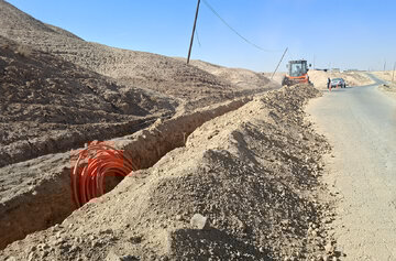 زمینیسازی مسیر فیبرنوری مخابرات ایوانکی به کرک برای ارتقای پایداری ارتباطات