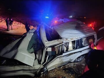 سانحه جادهای منجر به فوت ۲ نفر در جاده سرخون بندرعباس شد