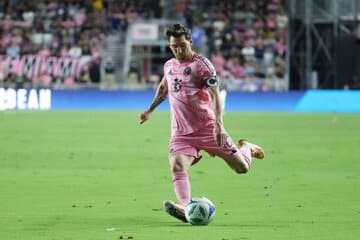 عکس | بادیگاردهای مسی در آمریکا؛ آن‌ها امنیت لئو را تضمین می‌کنند!