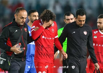 عکس| بازیکن پرسپولیس زیر نظر دکتر رئال مادرید