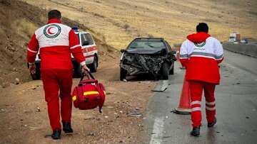مصدومیت ۲۳ نفر و فوت ۲ نفر در حوادث جادهای مرتبط با بارندگی در استان آذربایجانغربی