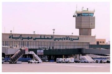 نصب تندیس والرین در ورودی فرودگاه مهرآباد/ عکس