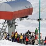 پیست اسکی تاریکدره همدان در پی بارش برف چند روز گذشته بازگشایی شد