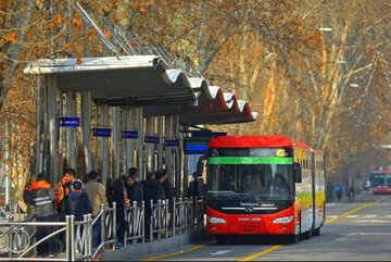 اتوبوسهای شهری شیراز در ایستگاه فرسودگی