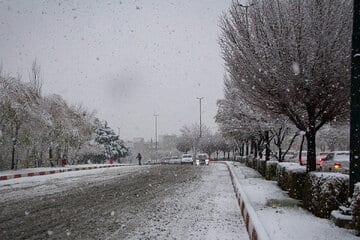 بارش برف و یخبندان در البرز