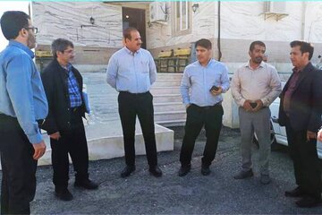 بازدید معاونت راهداری از محورهای مواصلاتی شهرستان سیریک