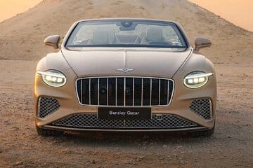 بنتلی خاص برای ادای احترام به غروب خلیجفارس