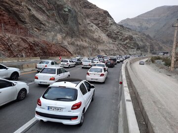 ترافیک جادهها اعلام شد/ ترافیک سنگین در این مسیرها