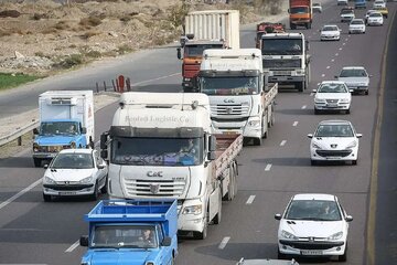 جابجایی بیش از ۳۰ میلیون تن کالا در محورهای برونشهری فارس