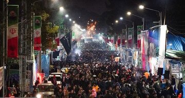 حضور نیم میلیون زائر در مراسم سالگرد حاج قاسم در کرمان