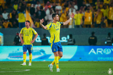 عکس | دستگیری مردی که مجمسه رونالدو را آتش زد