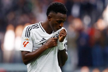 عکس | رئالیها گریه وینیسیوس را درآوردند!