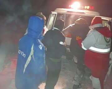 نجات جان ۵ مفقودی یکی از روستاهای شاهیندژ بعد از چهار ساعت عملیات امدادرسانی