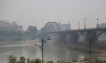 وضعیت نارنجی آلودگی هوا در ۷ شهر خوزستان