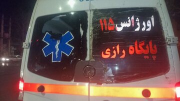 ۷دستگاه آمبولانس قزوین در ناآرامیها آسیب دید