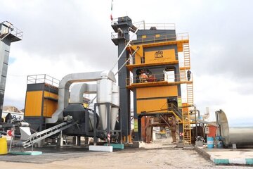 افتتاح سومین کارخانه آسفالت شهرداری کرمان