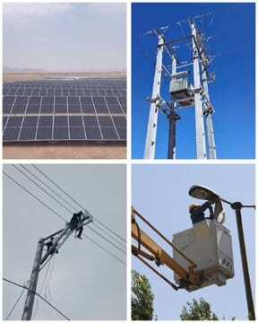 افتتاح و آغاز عملیات اجرایی ۵۰۵ پروژه برق رسانی در استان چهارمحال و بختیاری