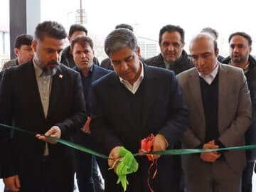 افتتاح ۳ پروژه عمرانی در شهرک صنعتی اردبیل