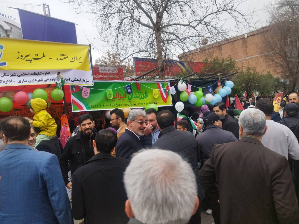 ببینید | جشن ۴۷ سالگی انقلاب با حضور معنادار مردم علوی تبار مازندران