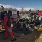 تصادف مرگبار در محور چلیچه به جونقان