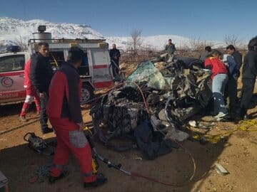 تصادف مرگبار در محور چلیچه به جونقان