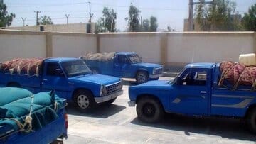 زمین گیر شدن ۴۳ خودرو شوتی در هرمزگان