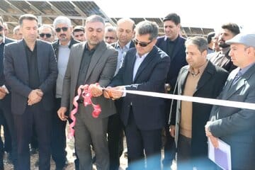 نیروگاه خورشیدی پنج مگاواتی اقلید فارس به شبکه سراسری برق پیوست