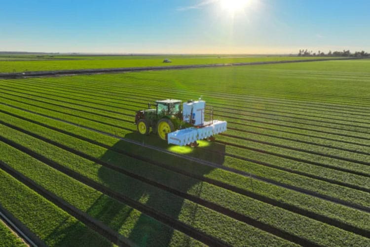 هوش مصنوعی کربن رباتیکس؛ تشخیص آنی گیاهان در مزارع