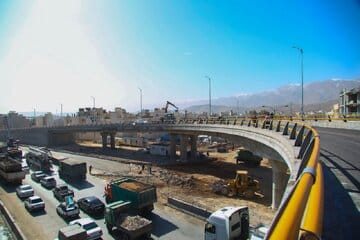 پروژه دوربرگردان غیرهمسطح میثم؛ هدیه مدیریت شهری شیراز به مردم