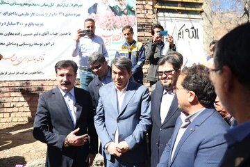 پروژه گازرسانی به روستای بخش هنزای رابر توسط معاون رئیس جمهور افتتاح شد