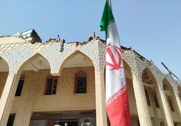 تصاویر| ویرانی گسترده تالار اشرف، تیموری و چهلستون در حملات دشمن آمریکایی-صهیونی